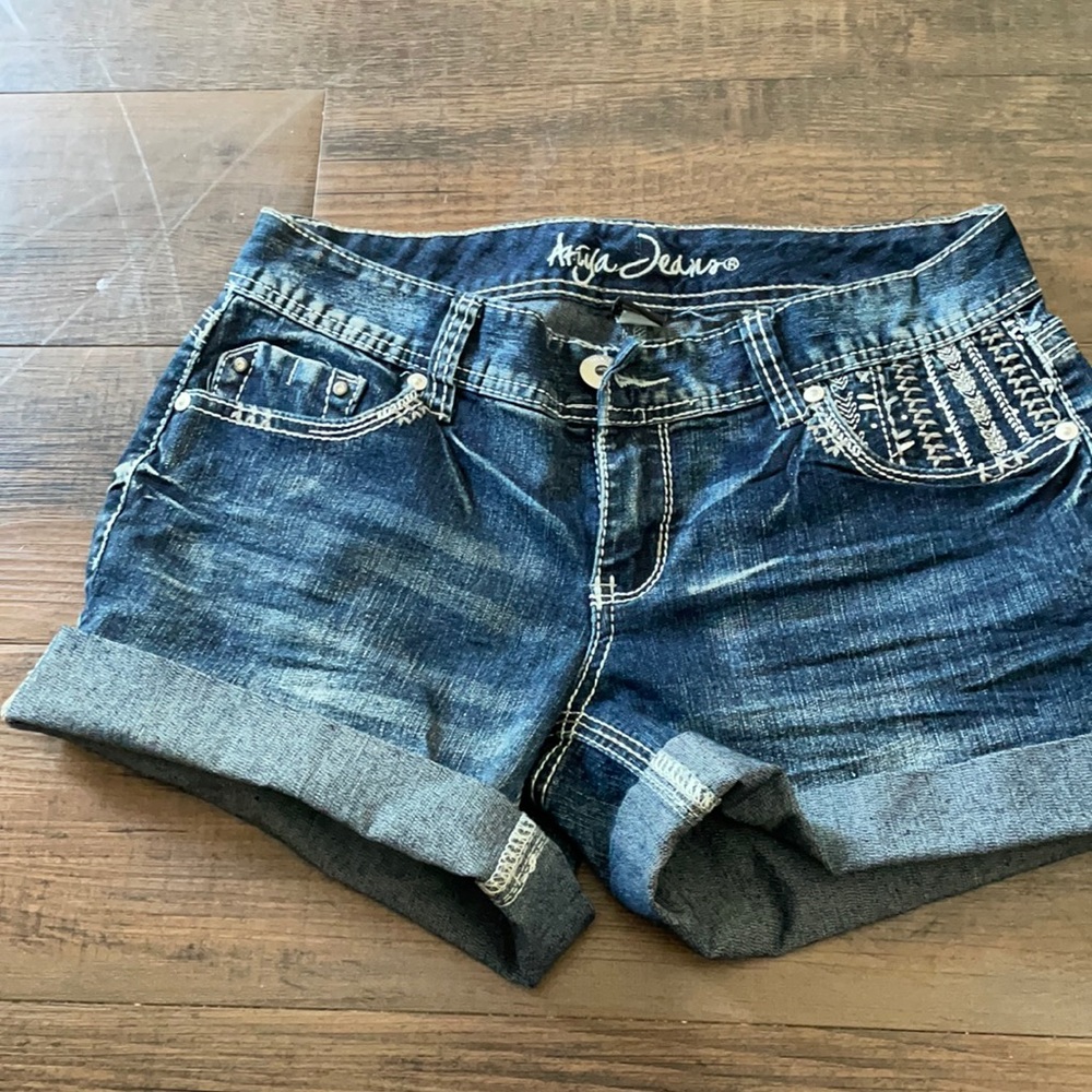 Denim shorts